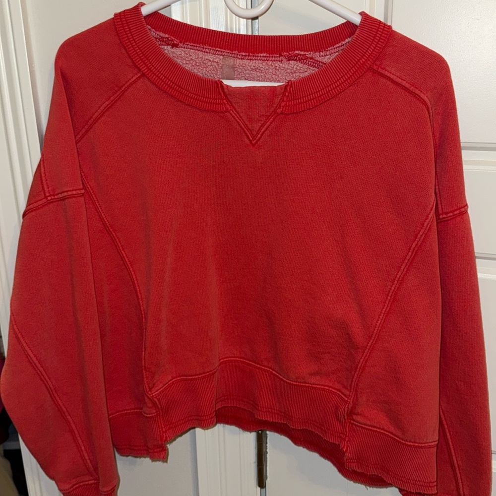 Free People Intercept Pullover (Red)